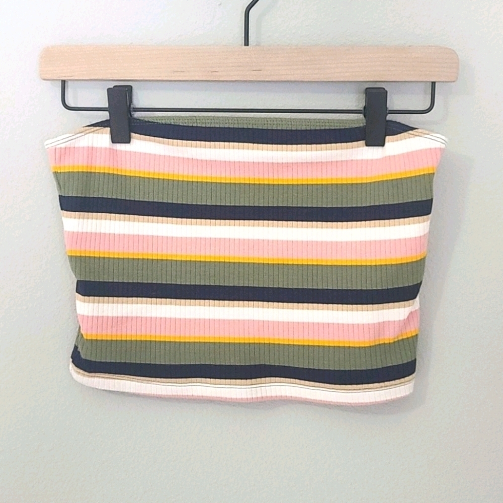 Hollister Striped Tube Top NWT
